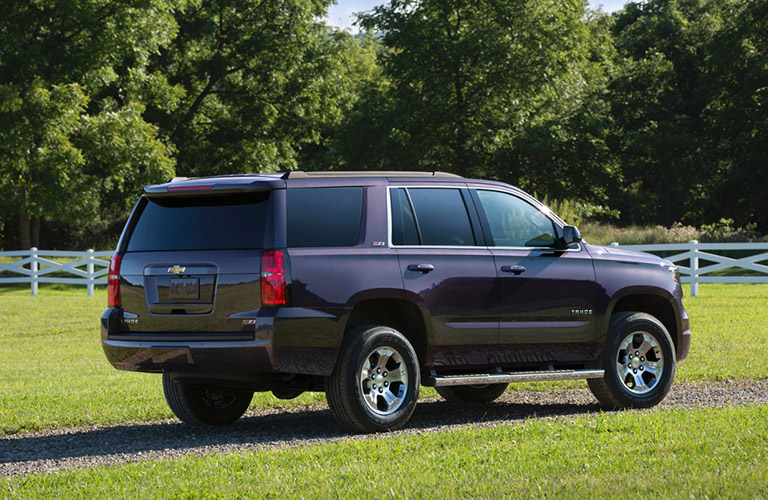 Back view of the 2016 Chevy Tahoe