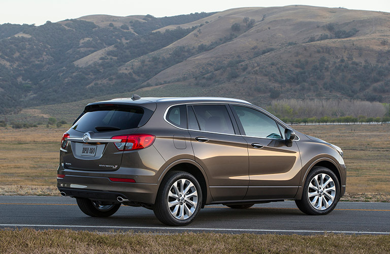 Side view of the 2016 Buick Envision 