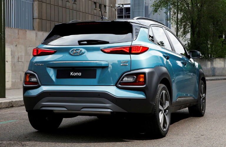 Rear view of the 2018 Hyundai Kona