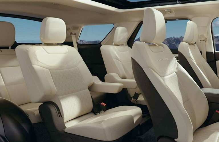 Interior of the 2020 Ford Explorer