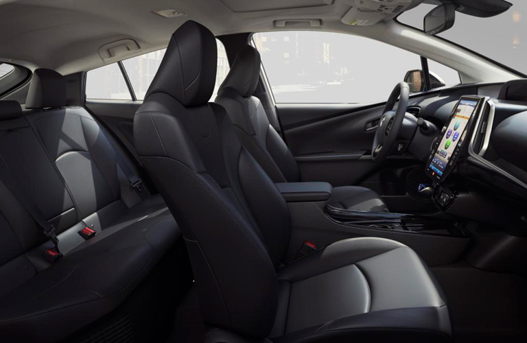 Interior of the 2019 Toyota Prius