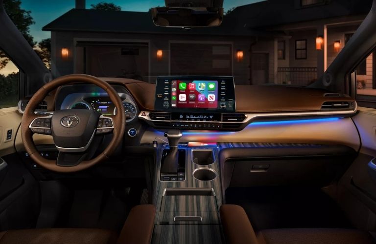 2022 Toyota Sienna front interior