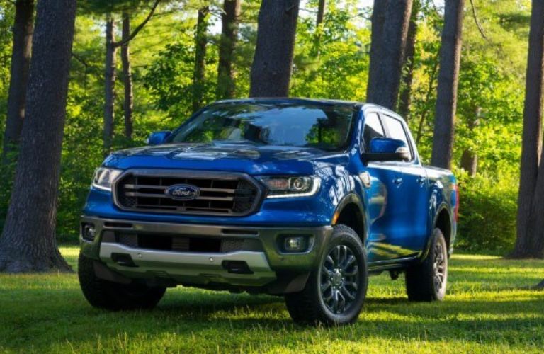 2019 Ford Ranger front and side view