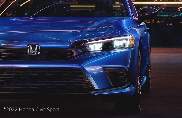 2022 Honda Civic Sport front view